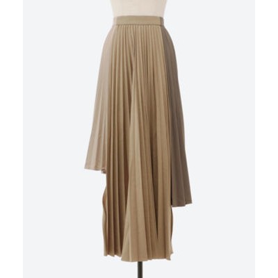 ROKH (Women)/ロク TRIPLE PLEATED SKIRT MULTIHERRI ロングスカート ...