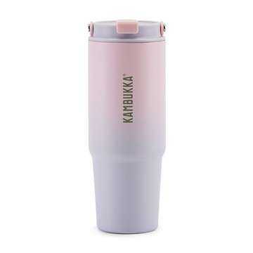 KAMBUKKA 不銹鋼提手款隨行杯 (SS) 28oz (820ml) - 夢幻粉紫