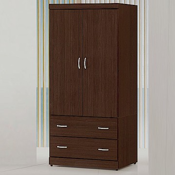 AS DESIGN雅司家具-奧格斯格胡桃3x6尺衣櫃-81x57x179cm