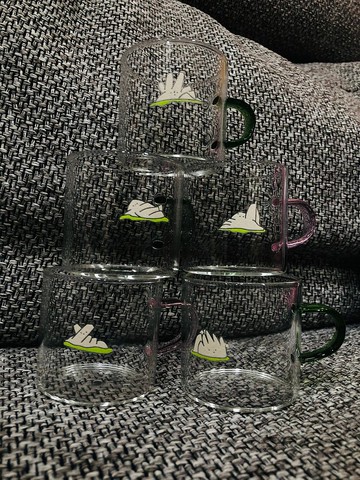 台灣群島120ml迷你杯-手足五島套組-防爆耐熱耐冷高硼硅玻璃杯-