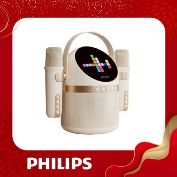 新年快樂🧨⚡快速出貨⚡Philips HOME系列 TAS2509WT 小福麥AI智能K歌藍牙音箱