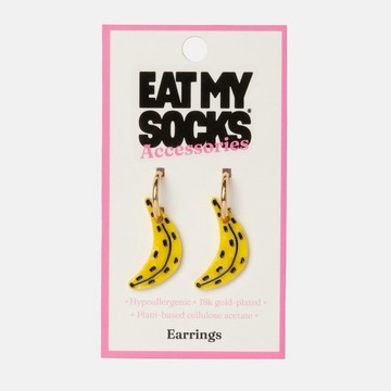 EAT MY SOCKS / 耳環 / 香蕉