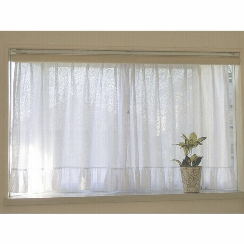 出窓のレースカーテン ミラーレース おしゃれなカーテン 北欧 姫系 花柄 手作り フェミニン ガーリー幅1ｃｍ 丈92ｃｍ 通販 Lineポイント最大0 5 Get Lineショッピング
