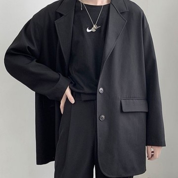 【M世代】痞帥西服男士外套新款韓版潮流ins寬鬆帥氣bf風情侶休閒西裝(CGC1083)