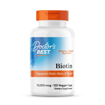 Doctor's Best Biotin 10000 mcg - 120 Veggie Caps