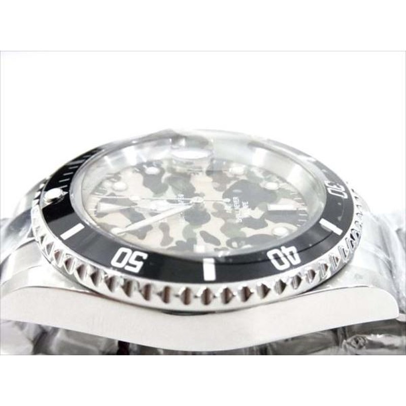 アベイシングエイプ T001 1ST CAMO TYPE1 BAPEX 時計 ウォッチ SS A ...