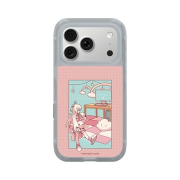 iPhone 18 Pro AirX 流變灰 - 瑟拉斯蒂歐 - 白白虹 - 初始OP晃晃腿白比手機殼殼