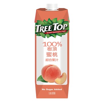 TREE TOP樹頂100%蜜桃綜合果汁1L