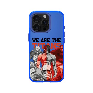 iPhone 16 Pro Clear 激光藍 - 進擊的巨人 Attack On Titan -S4 - We are the Titans