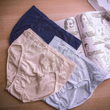 【瑪登瑪朵】無敵美G  中腰三角內褲 M-XXL(杏桃膚/光柔紫/雅致藍)