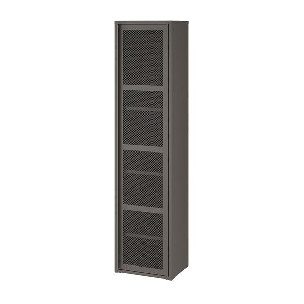 （希少絶版カラー）IKEA イーヴァル キャビネット グレー 棚　メッシュ IVAR イーヴァル キャビネット 扉付, グレーグリーン メッシュ