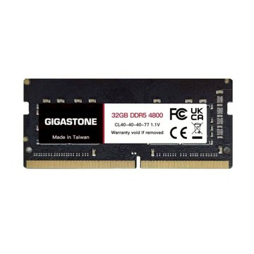 GIGASTONE 立達 DDR5 SODIMM 4800MHz 筆記型記憶體 32GB  RMGI-381515  1個