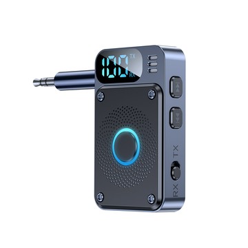 藍牙免持配件 Lume JS2車載藍牙5.4音頻接收器 接收/發射二合一適配器 電視電腦耳機車用MP3發射器 免持通話