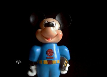 【老時光 OLD-TIME】早期台灣製米老鼠存錢筒