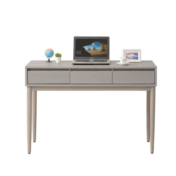直人木業-北歐霧灰書桌118公分