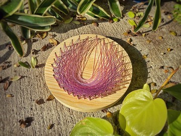 Stringart  藝術作品 -我本存在