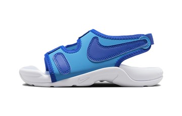 PS NIKE SUNRAY ADJUST 6 SLIDES BLUE LIGHTNING WHITE