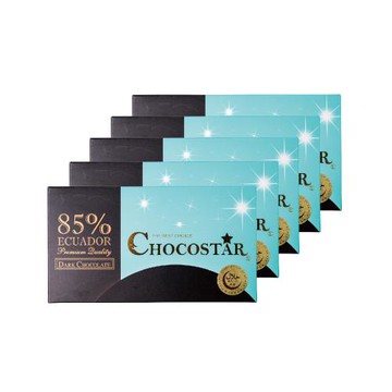 【巧克力雲莊】巧克之星－85%黑巧克力x5片