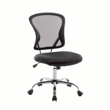 E-home Cody寇帝中背半網電腦椅-黑色黑色