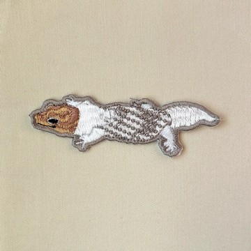 刺繡貼飾 ■ 西非守宮 ■ 脫皮中 ■ 爬蟲類