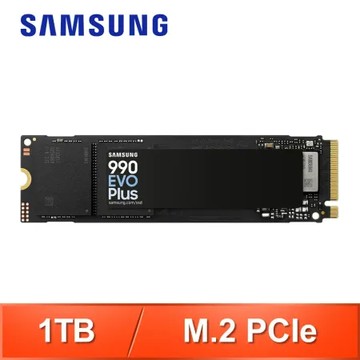 Samsung 三星 990 EVO Plus 1TB PCIe4.0 SSD(讀7150M/寫6300M)