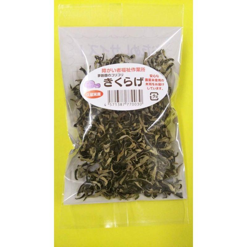 国産 乾燥きくらげ スライス20ｇ 10個セット