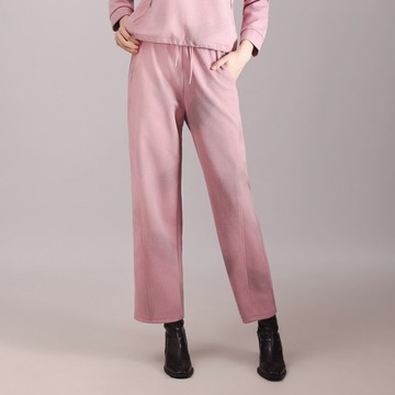 【MEDUSA】粉紅暈染休閒運動褲(M-XL) | 女休閒褲 女長褲