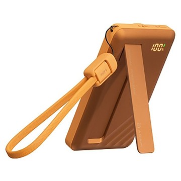 ADAM elements 亞果元素 VIONTA Qi2 固態式支架磁吸行動電源 10000mAh Type-C  橘色  D10