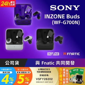 SONY INZONE Buds 真無線降噪遊戲耳塞式耳機 WF-G700N