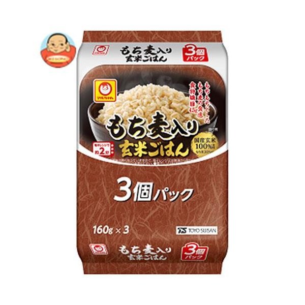 東洋水産 マルちゃん もち麦入り玄米ごはん 3個パック 160g×3