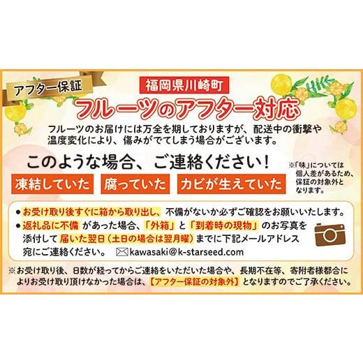 ふるさと納税 福岡県 川崎町 季節の フルーツ を 年５回 お届け します！