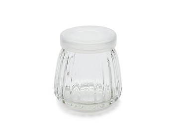 【B104】1入附蓋 110mL 食品級烘焙 豎條紋布丁瓶 玻璃瓶 酸奶瓶 乳酪瓶 波紋瓶 小條紋瓶 獨特紋路設計 可重複使用 蜂蜜罐 榛果巧克力罐 可超商取貨 帶蓋烤模【APP滿額下單10%點數(單一帳號最高5000點)】1/31止