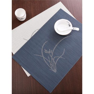 國風餐墊蘭花加大號中式餐具墊擺盤墊子杯墊茶盤墊菜隔熱墊西餐墊