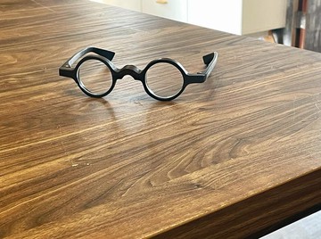 【100% 手工客製】黑檀木框架眼鏡