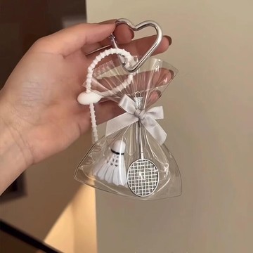 ✨台灣發貨 特價優惠✨小紅書創意同款一袋羽毛球掛件可愛鑰匙扣書包掛飾閨蜜伴手禮物