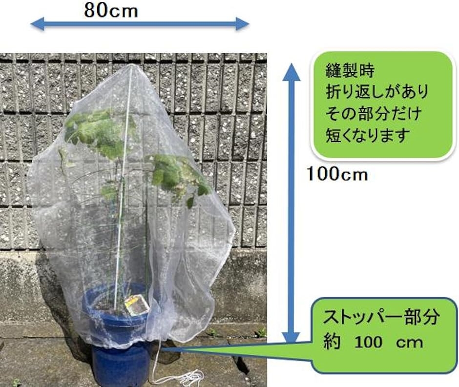 3枚入り 植物 防虫ネット 保護 網 野菜 栽培 園芸用 カバー 鳥 害虫 対策 極細1mm目 MDM( 80cmx100cm)