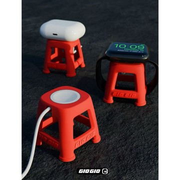 🔥免運🔥省凳手錶充電座 趣味原創3D打印凳子椅子造型 桌面手錶支架 充電支架座的保護套 Apple Watch