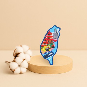 【台灣特色】高雄 | 刺繡磁鐵 | 禮物 | 文創 | 紀念品