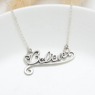 【Angel & Me】相信 希望 Believe s925純銀項鍊 生日 情人節禮物