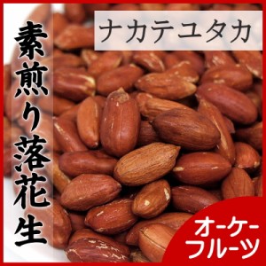 ナッツ ピーナッツ『メール便送料無料』 無塩・無油　千葉県名産の素煎り落花生（ナカテユタカ）　