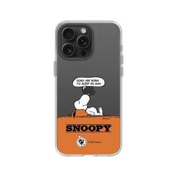 iPhone 15 Pro Max Clear 透明 - 史努比 Snoopy 75th Anniversary - 75週年-休息一下