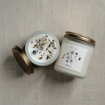 消除焦慮 | 草藥能量蠟燭 沁森薄荷