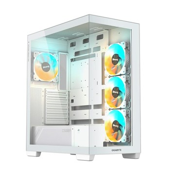 GIGABYTE C500 PANORAMIC STEALTH ICE 全景房 玻璃透側機殼 白