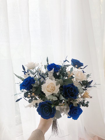 永生花 永生玫瑰花 乾燥花 新娘捧花 拍照花束 求婚花束 婚禮婚紗