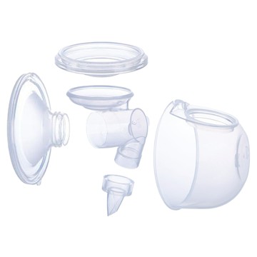 Supermama Air 穿戴式電動吸乳器配件組 軟矽膠配件 穿戴舒適 拆裝簡單 清洗容易  1組