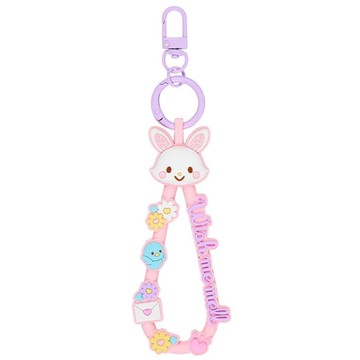 asdfkitty*許願兔 造型掛繩鑰匙圈 吊飾 掛飾-日本正版
