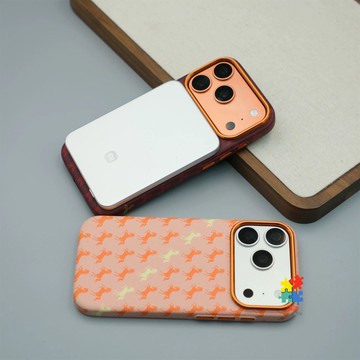 新款 凱夫拉紋 超薄 內置磁吸 適用 蘋果 iPhone 17 磨砂 16 15 駿馬奔騰 14 Pro Max 手機殼