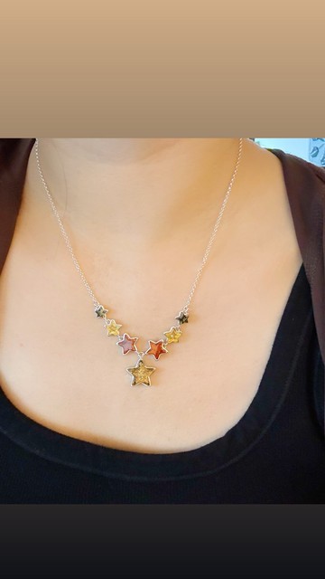 波蘭琥珀 星星項鍊