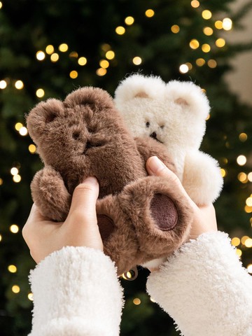 DONATDONAT Bear Fur Pouch