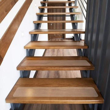 費歐家 鑽石紋防滑防水膠帶 5 x 500cm 磨砂透明色 樓梯防滑貼 浴室防滑條  1捲